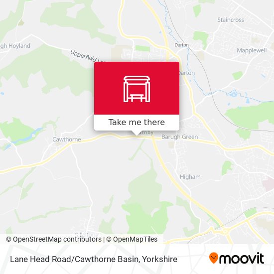 Lane Head Road/Cawthorne Basin map