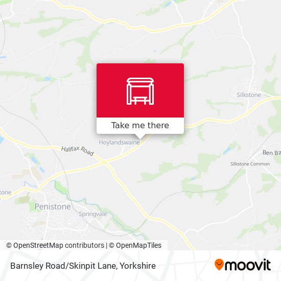Barnsley Road/Skinpit Lane map