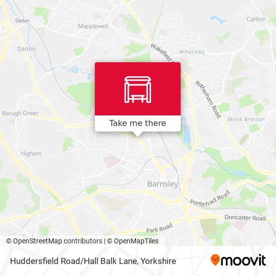 Huddersfield Road / Hall Balk Lane map