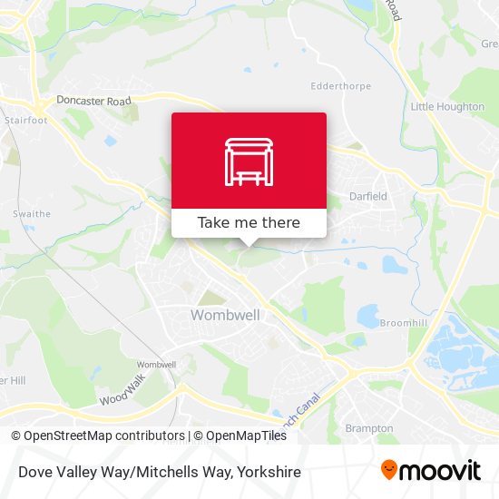 Dove Valley Way/Mitchells Way map