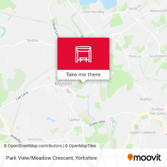 Park View/Meadow Crescent map