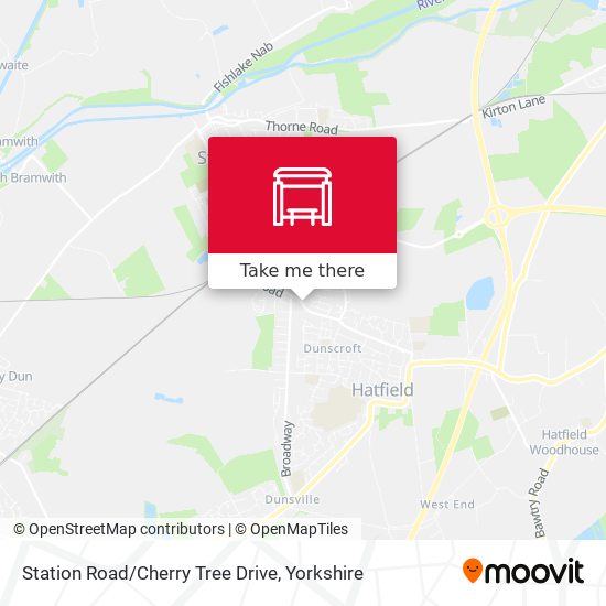 Station Road/Cherry Tree Drive map
