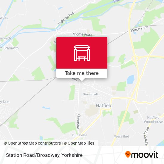 Station Road/Broadway map