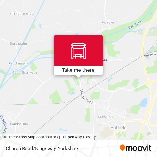 Church Road/Kingsway map