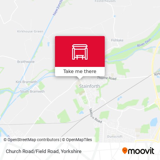 Church Road/Field Road map