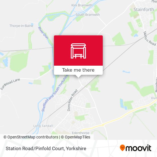 Station Road/Pinfold Court map