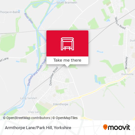 Armthorpe Lane/Park Hill map