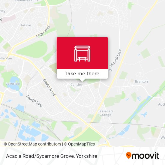 Acacia Road/Sycamore Grove map