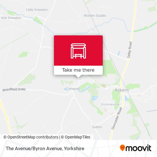 The Avenue/Byron Avenue map
