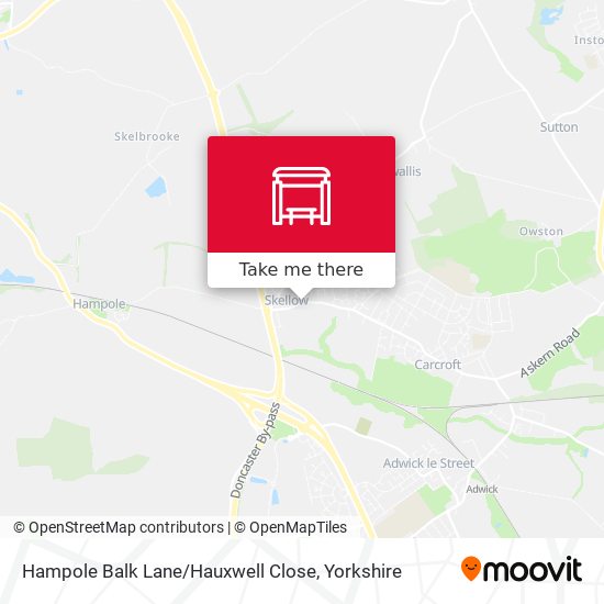 Hampole Balk Lane / Hauxwell Close map