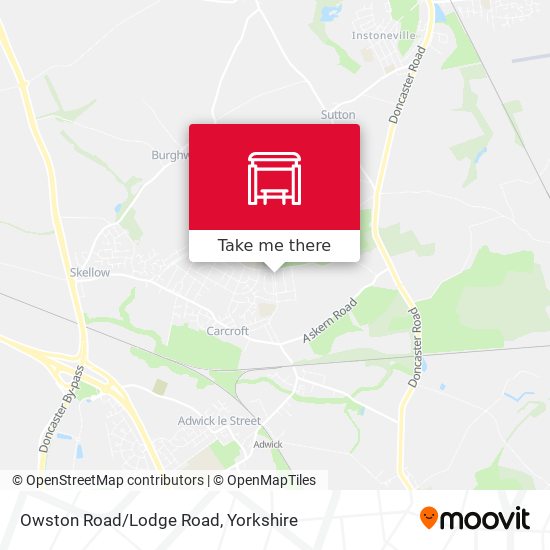 Owston Road/Lodge Road map