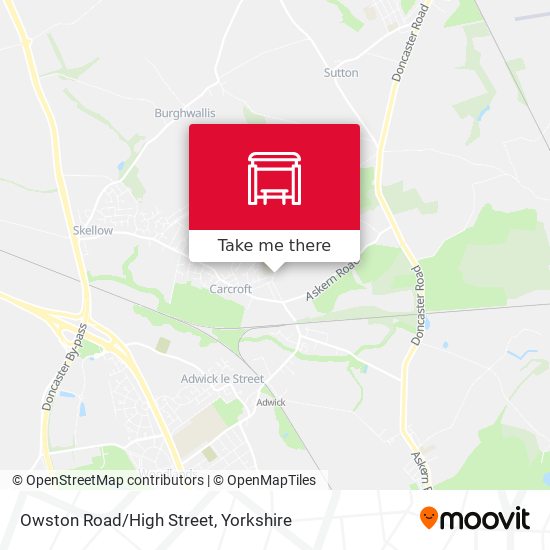 Owston Road/High Street map