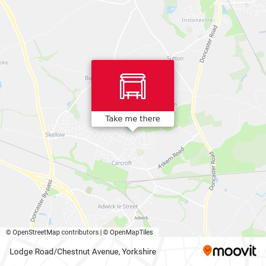 Lodge Road/Chestnut Avenue map