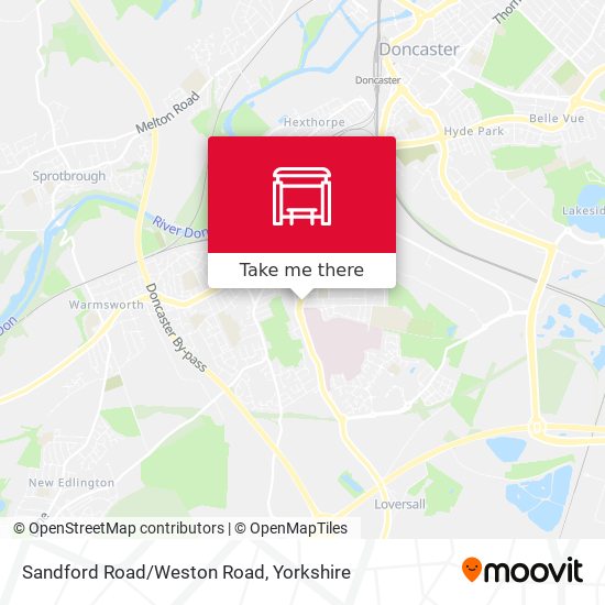 Sandford Road/Weston Road map