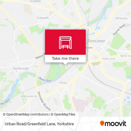Urban Road/Greenfield Lane map