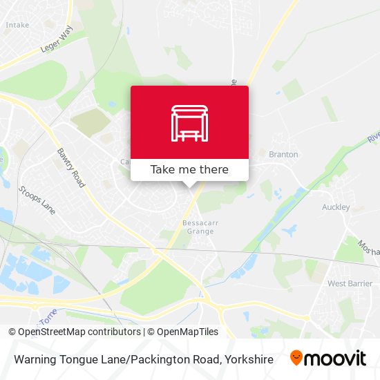 Warning Tongue Lane / Packington Road map