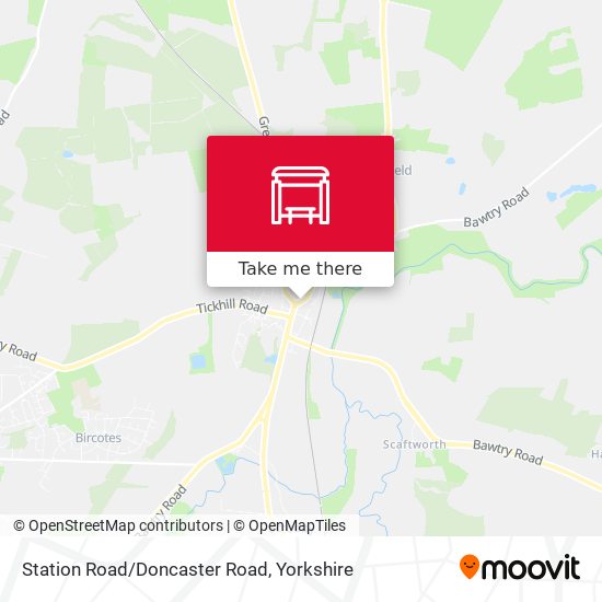 Station Road/Doncaster Road map