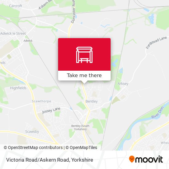 Victoria Road/Askern Road map