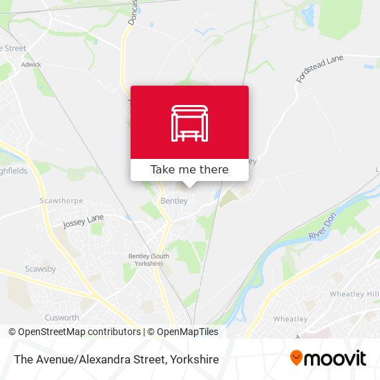 The Avenue/Alexandra Street map