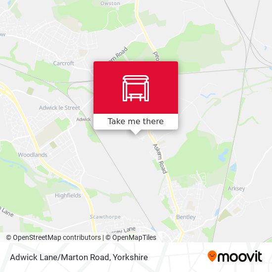 Adwick Lane/Marton Road map