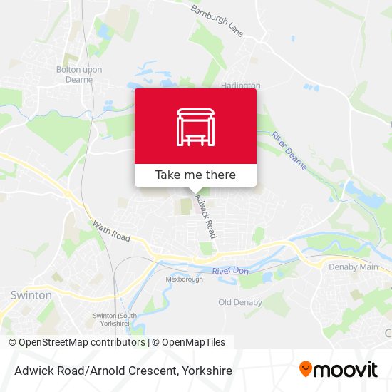 Adwick Road/Arnold Crescent map