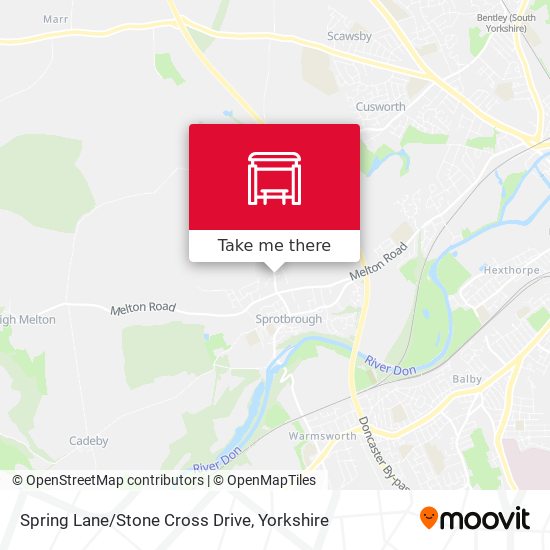 Spring Lane/Stone Cross Drive map