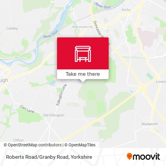 Roberts Road/Granby Road map