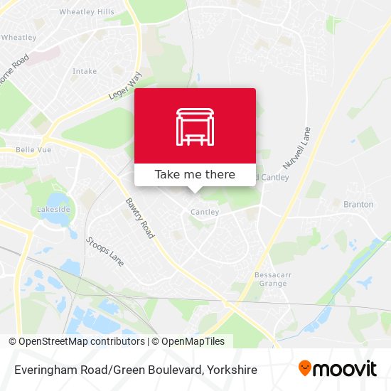 Everingham Road / Green Boulevard map