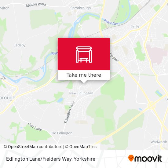 Edlington Lane/Fielders Way map