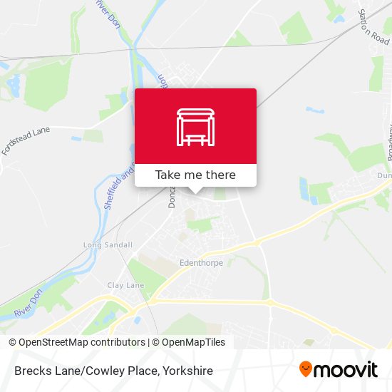 Brecks Lane/Cowley Place map