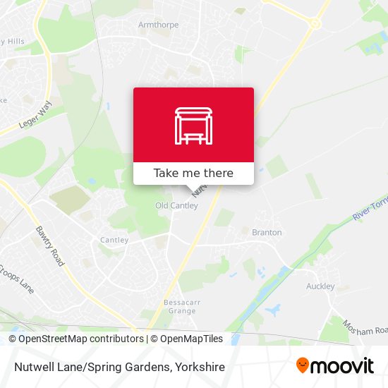 Nutwell Lane/Spring Gardens map
