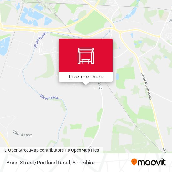 Bond Street/Portland Road map