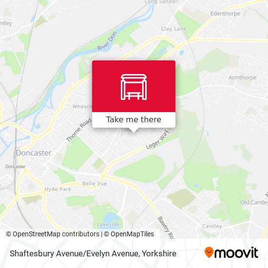 Shaftesbury Avenue / Evelyn Avenue map