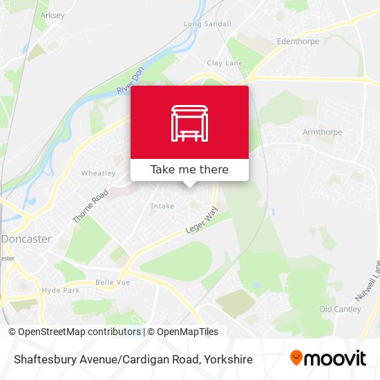 Shaftesbury Avenue / Cardigan Road map
