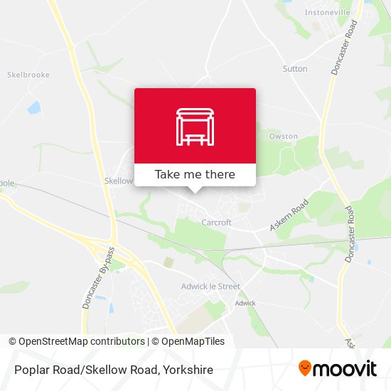 Poplar Road/Skellow Road map