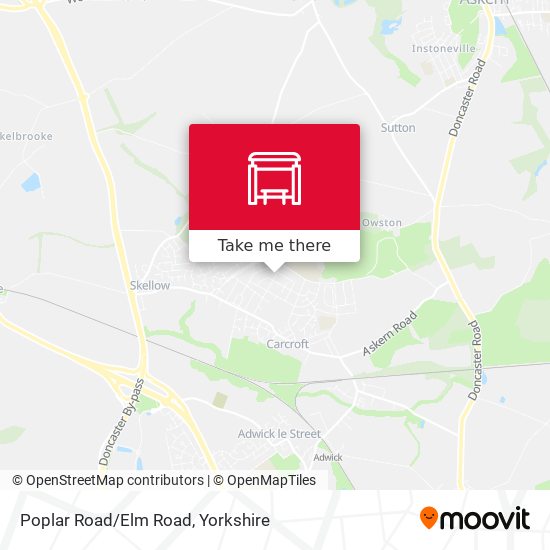 Poplar Road/Elm Road map