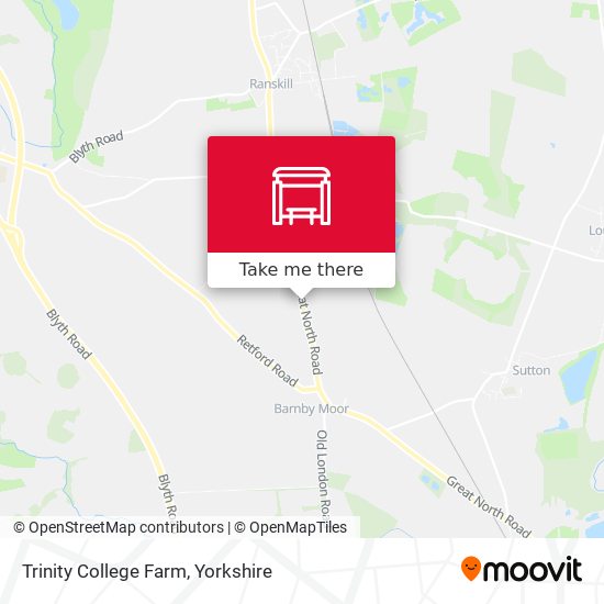 Trinity College Farm map