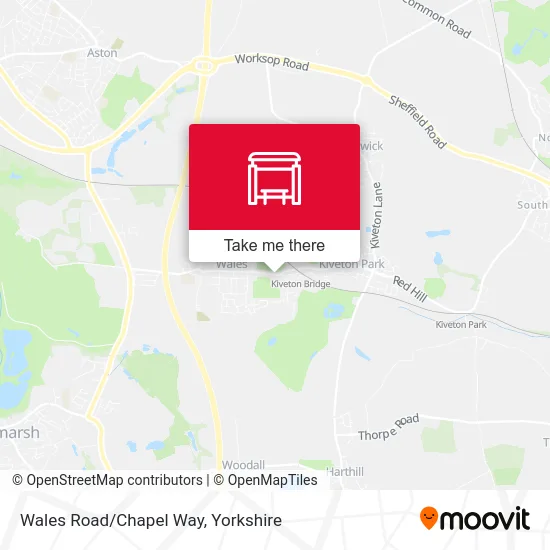 Wales Road/Chapel Way map