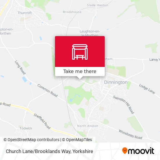 Church Lane/Brooklands Way map