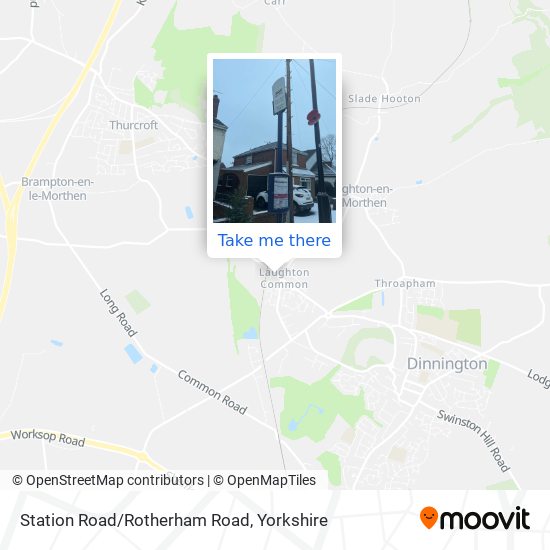 Station Road/Rotherham Road map