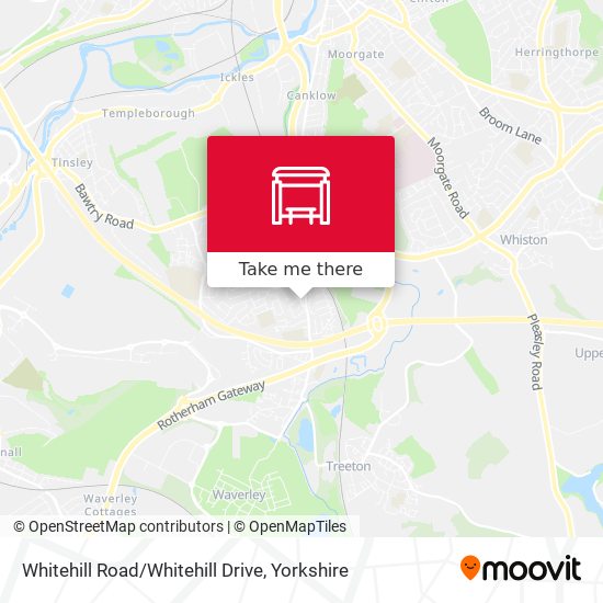 Whitehill Road/Whitehill Drive map