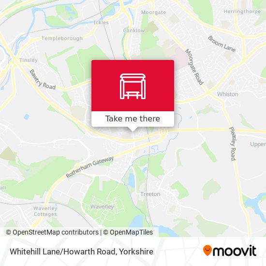 Whitehill Lane/Howarth Road map