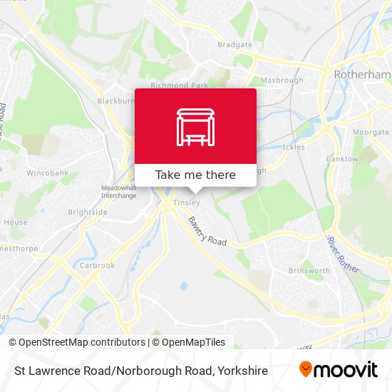 St Lawrence Road / Norborough Road map