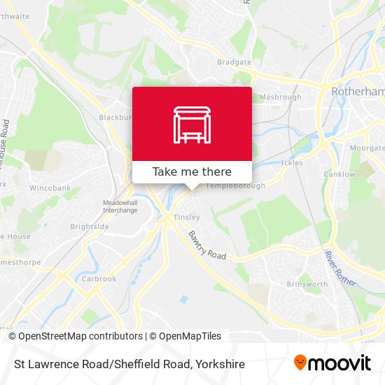 St Lawrence Road / Sheffield Road map