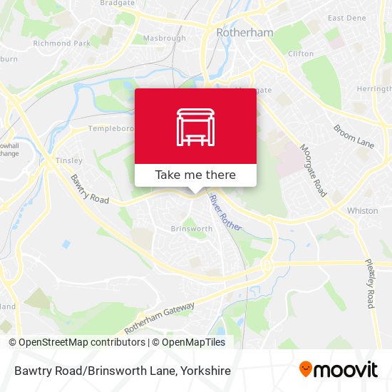 Bawtry Road/Brinsworth Lane map