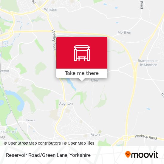 Reservoir Road/Green Lane map