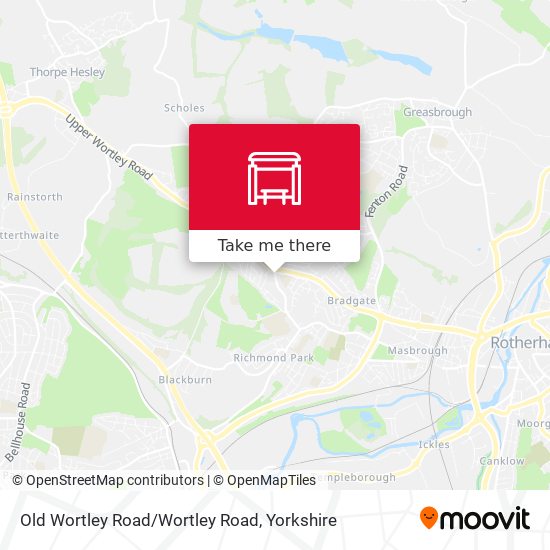 Old Wortley Road/Wortley Road map