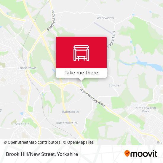 Brook Hill/New Street map