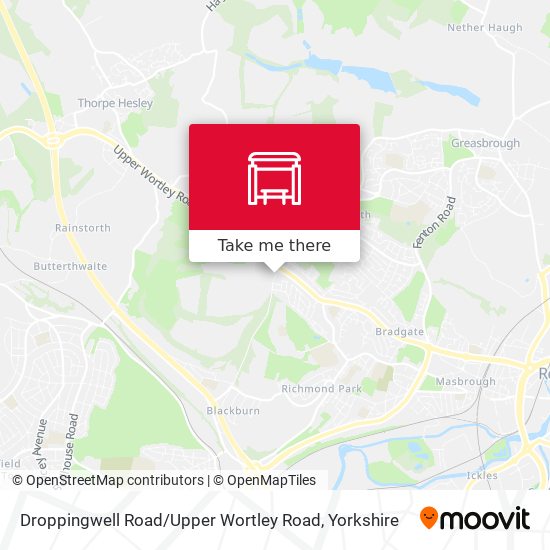 Droppingwell Road / Upper Wortley Road map