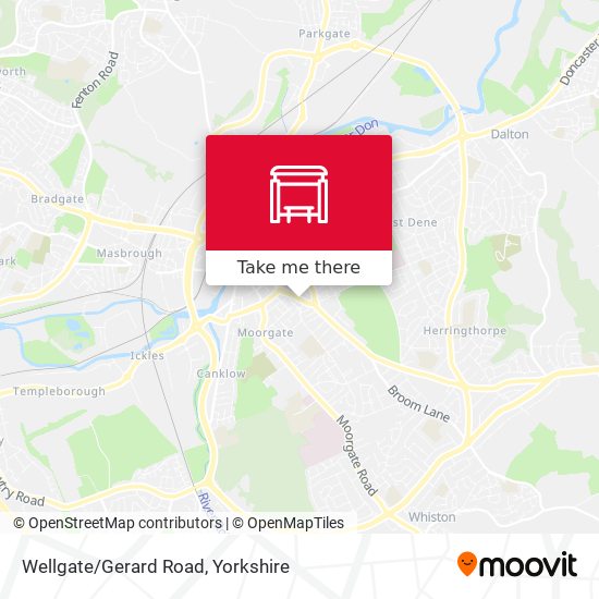 Wellgate/Gerard Road map